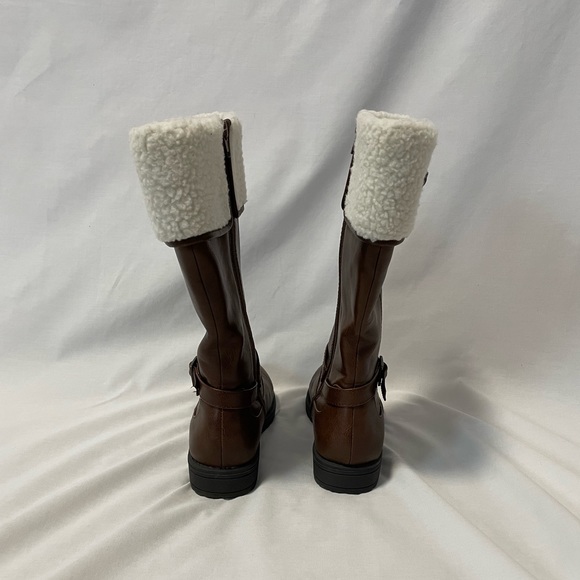 EUC Unr8ed Ivana faux leather faux fur boots - Picture 3 of 9